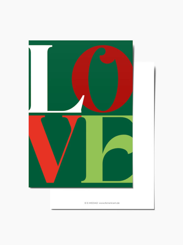 Love Karte: Verschenke Liebe mit dieser tollen Postkarte